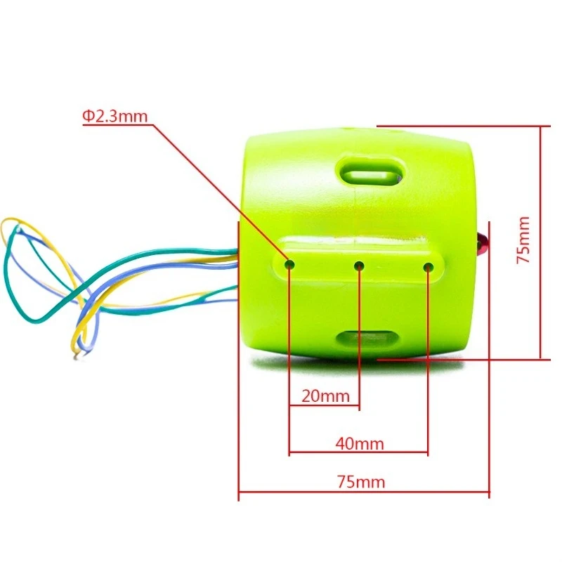 12-16 فولت مقاوم للماء بدون فرش تحت الماء، نموذج قارب محرك دفع قارب بدون طيار #3