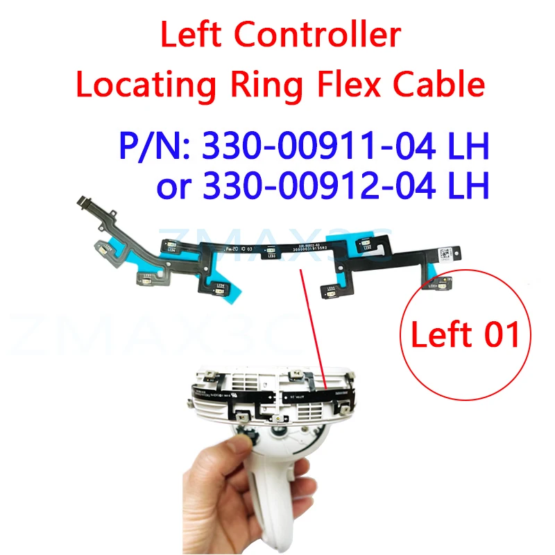 Cable flexible de anillo de localización de manija izquierda y derecha Original para Oculus Quest 2 VR, piezas de repuesto de reparación de controlador para Meta Quest 2