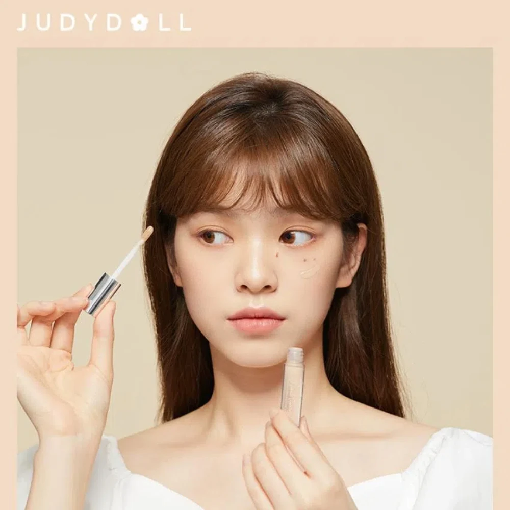 Judydoll-Correcteur liquide à haute couverture, imperméable à l'eau, résistant à la transpiration, longue durée, fond de teint naturel, crème cosmétique, maquillage