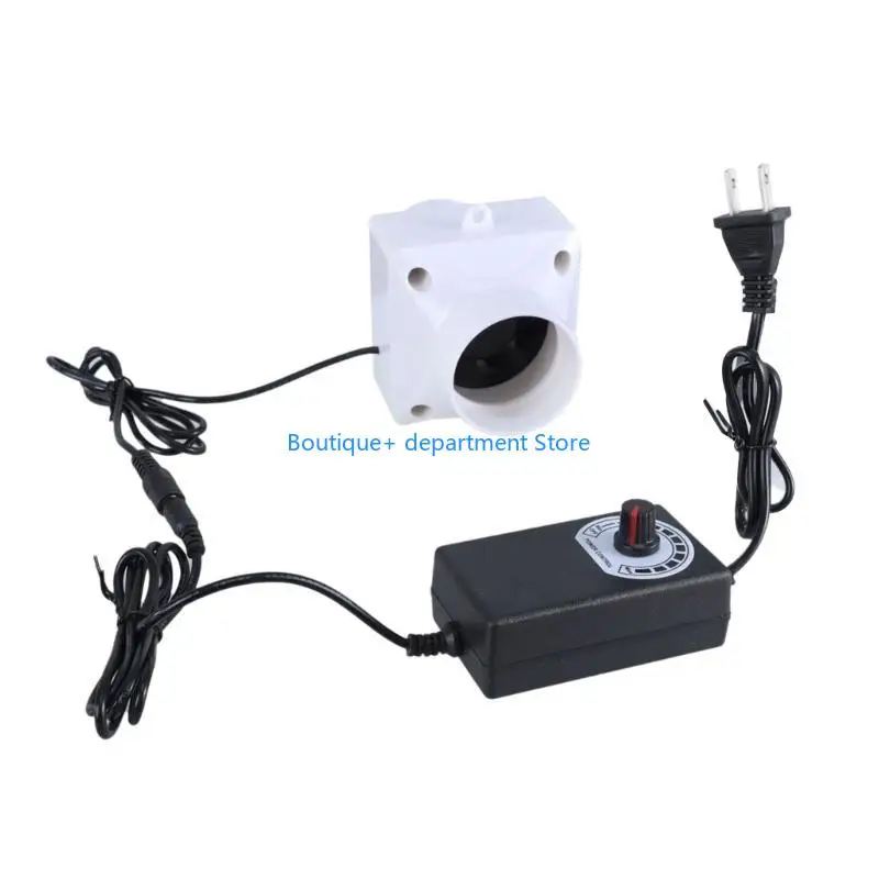 

E1PD High Efficiency 50mm Inline Duct Fan for Kitchens and Workshops,Quiet Ventilation with 350M³/h Airflows AC100-240V Input