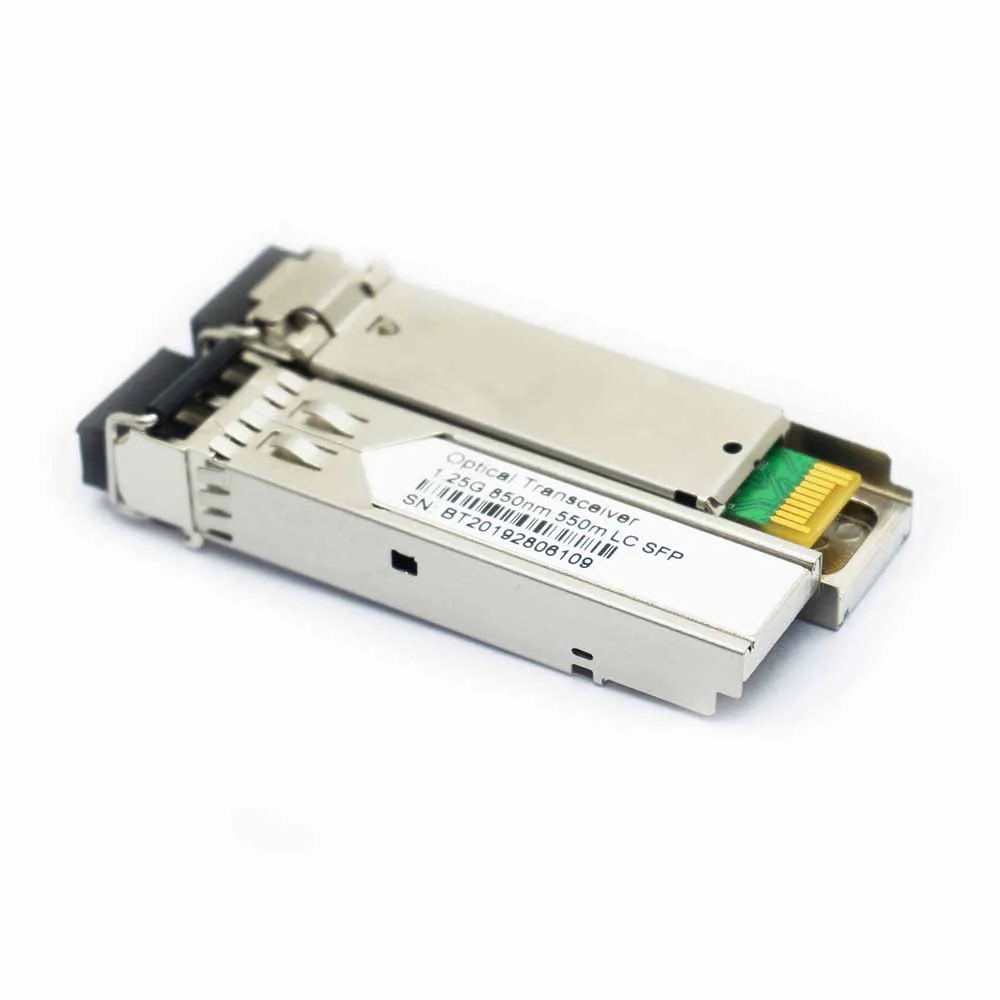 

1 пара гигабитных модулей SFP 1,25 Гбит/с LC, оптоволоконный трансивер 1310/1550 нм, 20/40/80/100/120 км, дуплексный одномодовый SM