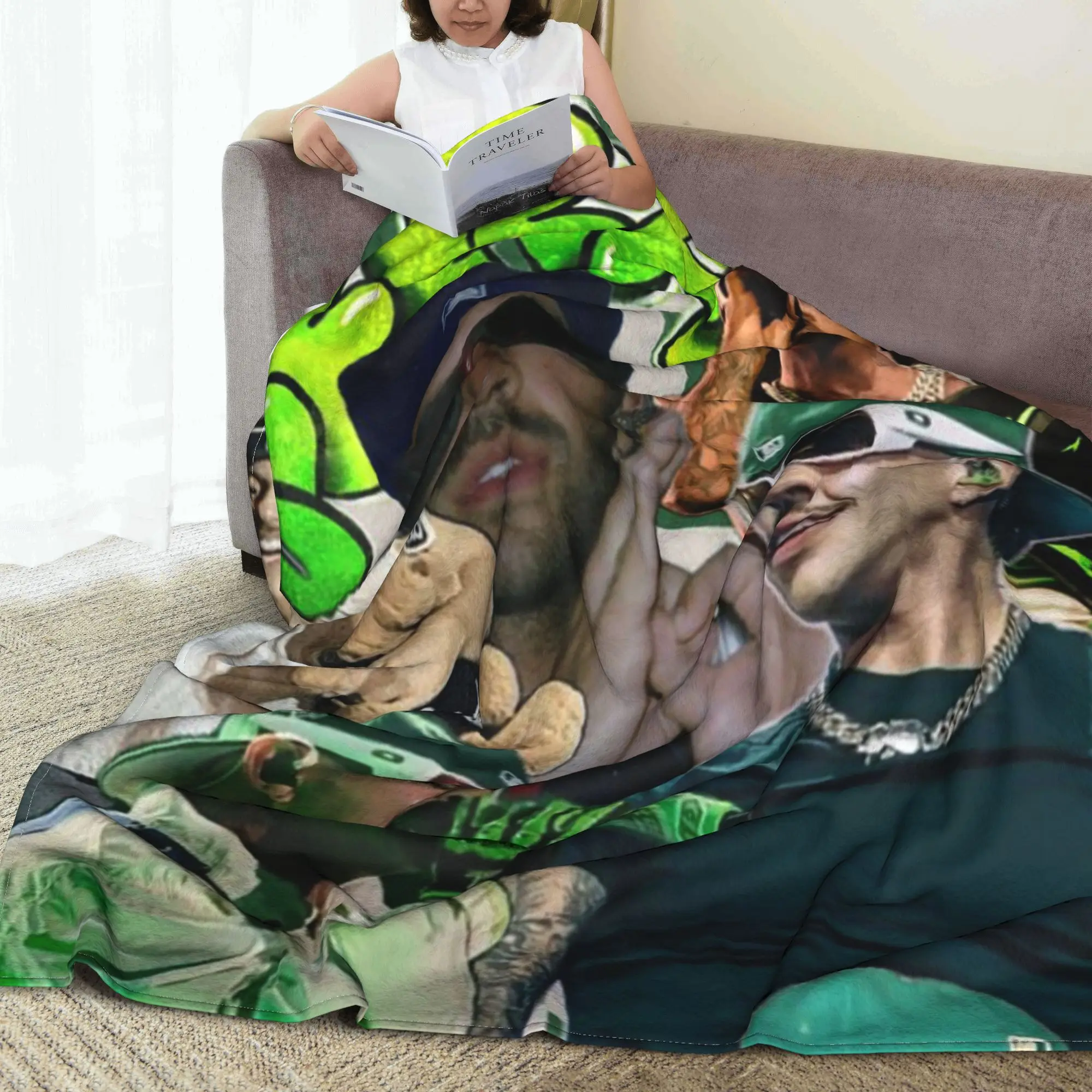 

Одеяла Feid Ferxxo Singer Songwriter, супер мягкое флисовое одеяло для дивана для дома, спальни, уличные пледы, покрывало, одеяло