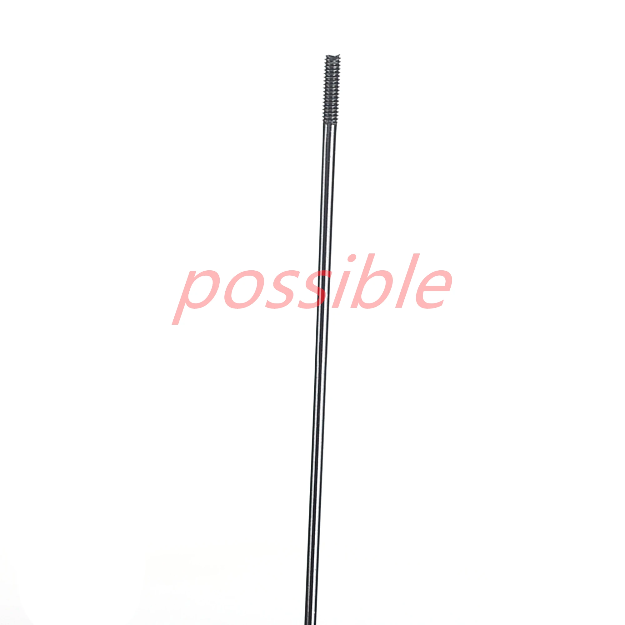 Sapim D-Light Spokes Double Butted Round spoke 14G J-Bend/Straight Type Black 2.0-1.65-2.0mm