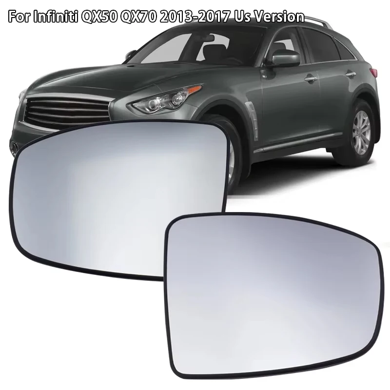 

Left or right rearview mirror for Nissan, 3.5L heated glass, for Infiniti Murano EX35, FX35, FX50, QX50, QX70, 963651AA0A, 96366