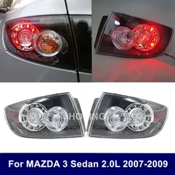 Hoping LED Rear Tail Light For MAZDA 3 Sedan 4 Doors 2007 2008 2009 Rear Grille Tail Brake Stop Warming Lamp Tail Lamp