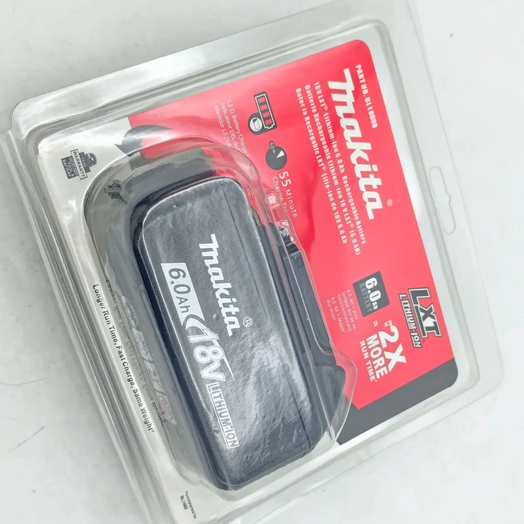 

BL1860 BL1850B BL1850 BL1840 BL1830B makita rechargeable lithium battery 18V Makita battery riginal genuine Makita 6000mAh