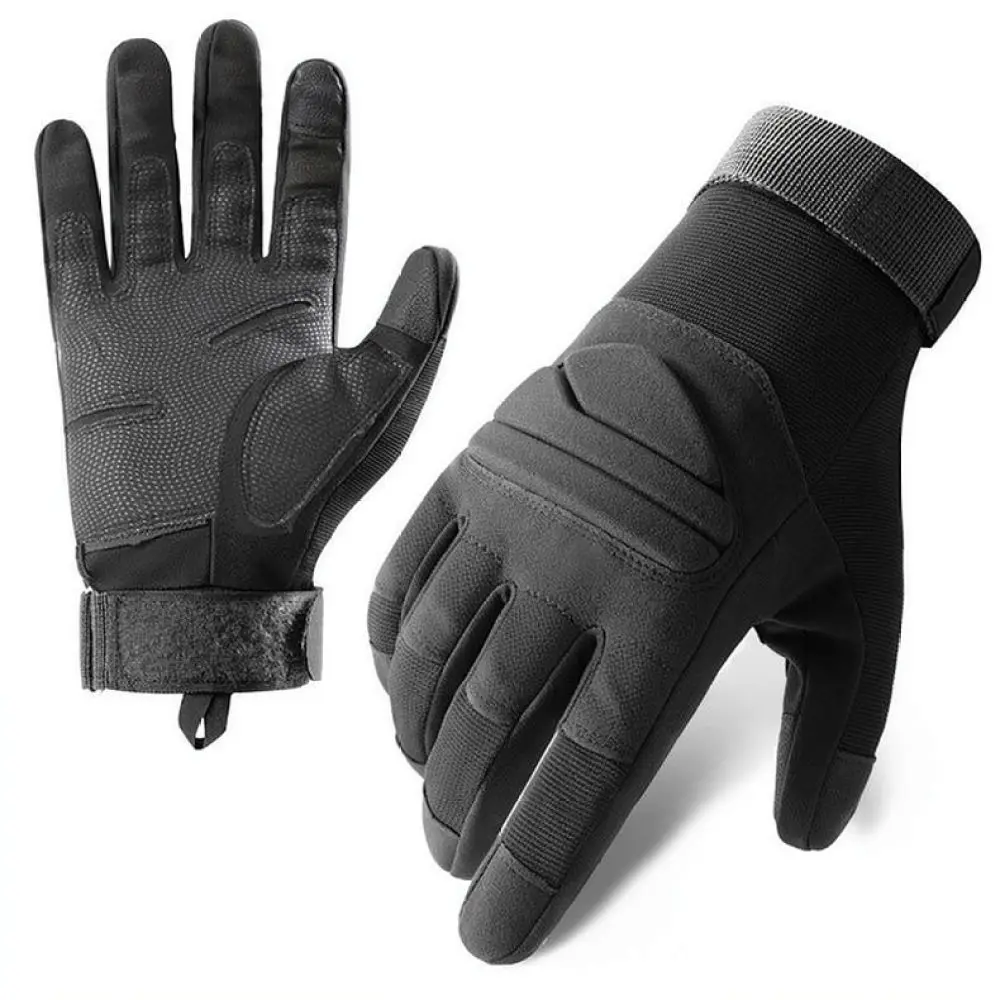 Hard Tactical Gloves Full Finger Outdoor Sports Riding Motorbike Cycling Hiking Anti Slip Touchscreen Breathable Equipment