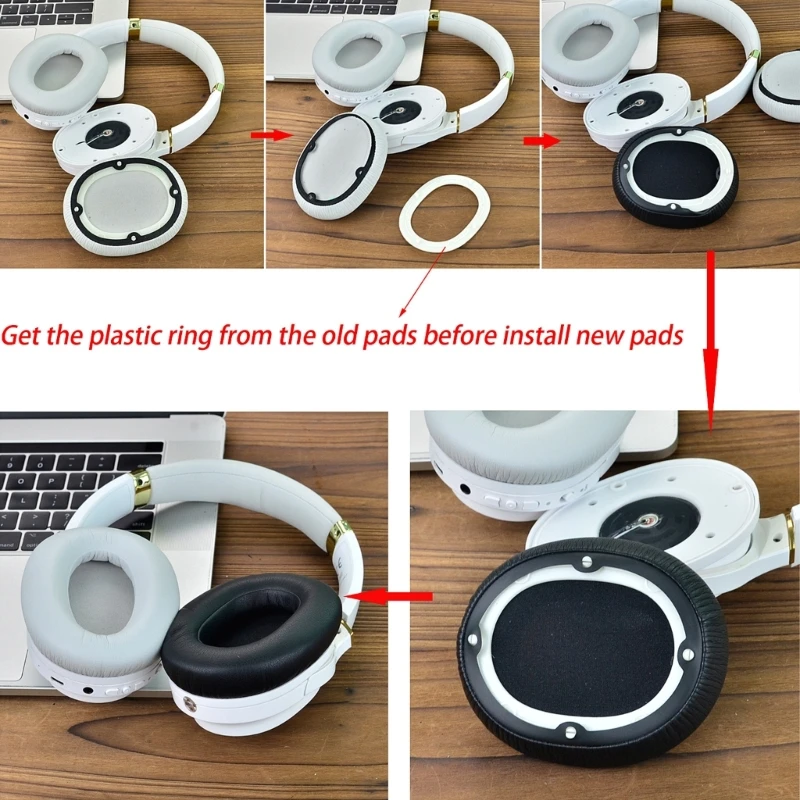 Кожаные амбушюры Сменная Губка для COWIN SE7/SE7 PRO вкладыши для наушников амбушюры удобные противошумные наушники амбушюры