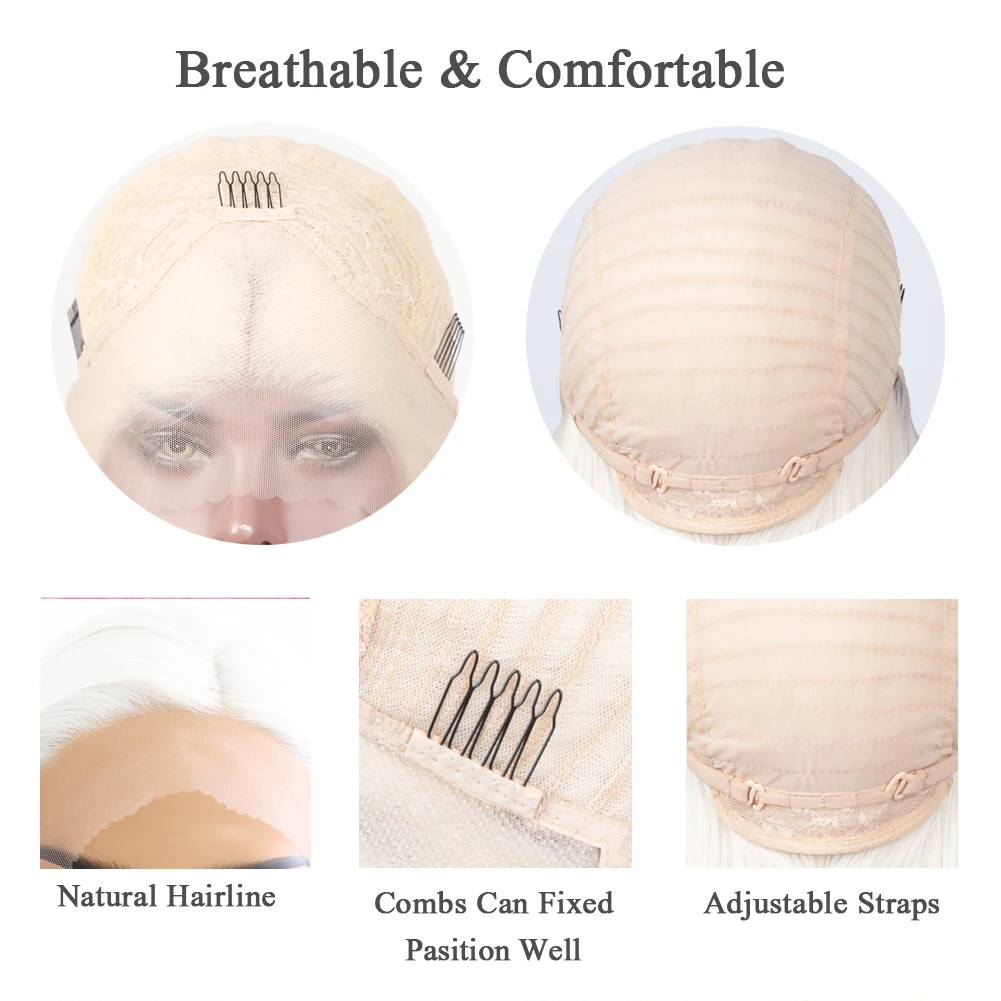 برناردو عميق مجعد الأحمر شعر مستعار اصطناعي للنساء الدانتيل الجبهة الباروكات قبل قطعها ألياف مقاومة للحرارة الشعر الدانتيل أمامي شعر مستعار يومي