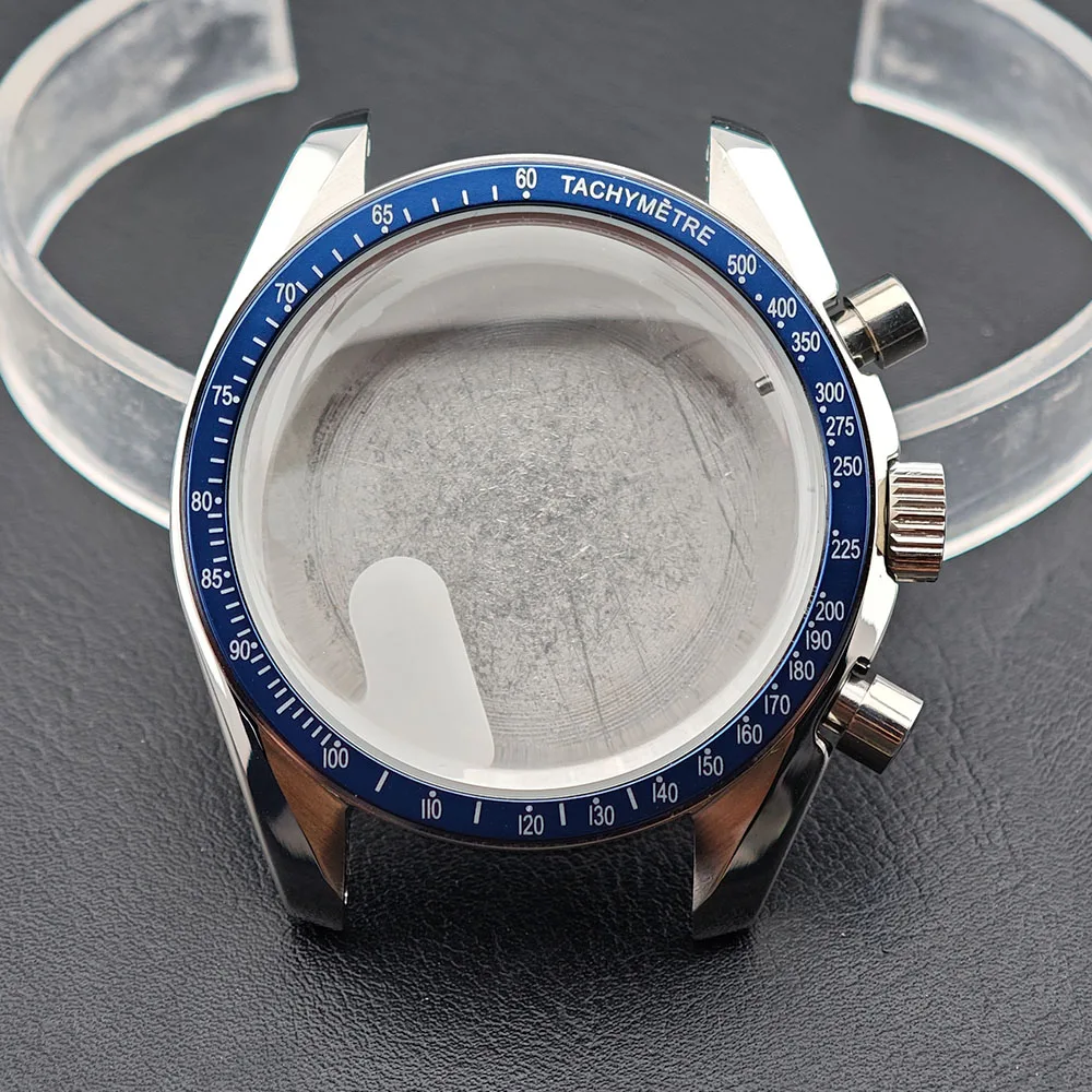 39,7mm Herren uhren Metall gehäuse passen vk63 Uhrengehäuse Uhr Zubehör Uhren teile passt 20mm Armband Uhren box