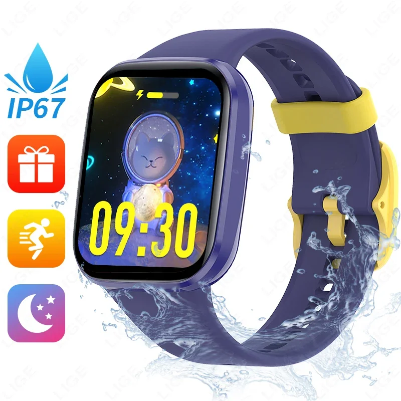 

Kids Smart Watch Girls Boys Smart Girls Watch for Kids Smartwatch Body Temperature Sleep Monitor Alarm Clock Watches Pedometer