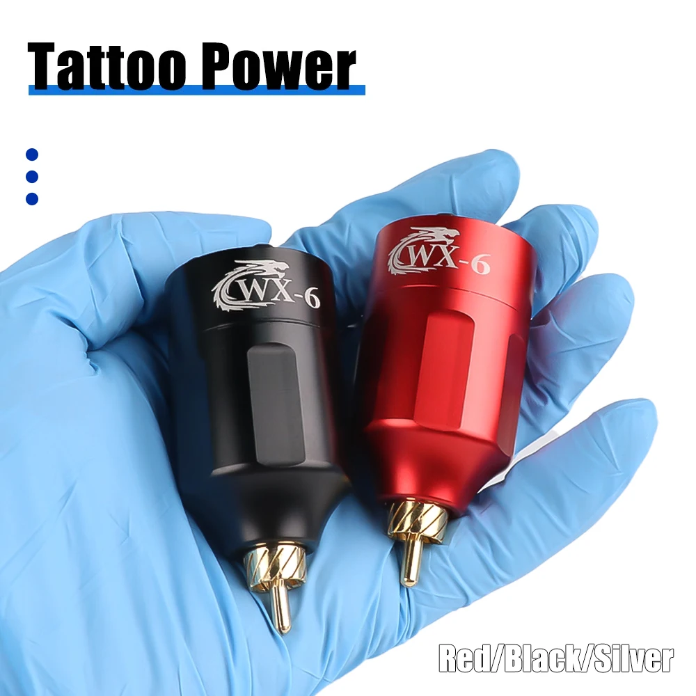 RCA/DC Interface Wireless Tattoo Battery Digital LCD Tattoo Power Supply For Tattoo Machine Permanent Makeup Tattoo Batteries