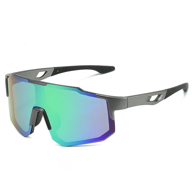 New outdoor sports sunglasses large frame integrated riding windscreen fishing driving sunglasses