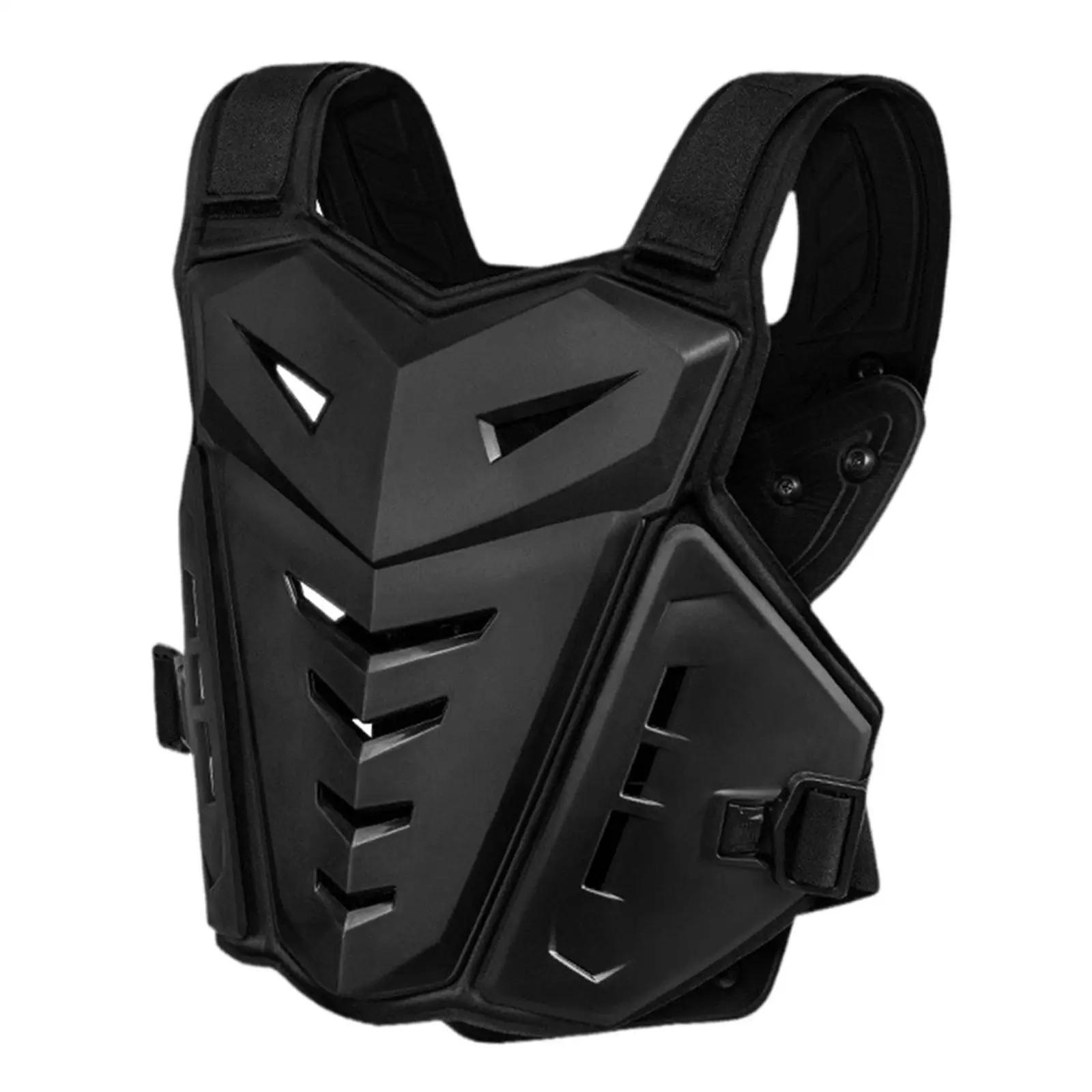 Wear Resistant Motorcycle Chest Guard Vest for Men PP Shell Shock Absorbing Quick Wear Adults Protector Practical Convenient