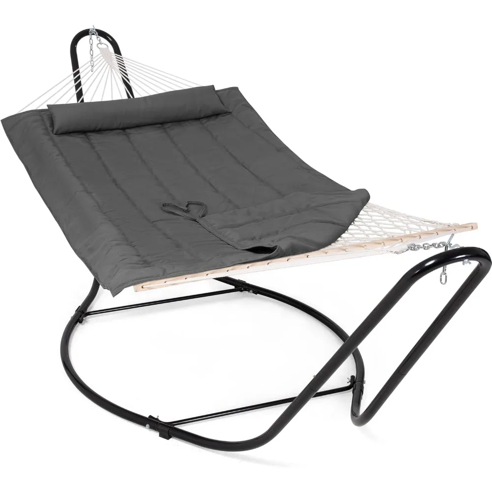 

Hammocks Free Standing Hammock for Outside, Heavy Duty Stand Alone Hammock for Backyard, Patio, Garden, Patent Pending