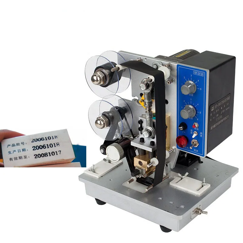 

Ribbon Production Line Date And Expiration Date Printer Registration Code Coding Machine Encoding Machine