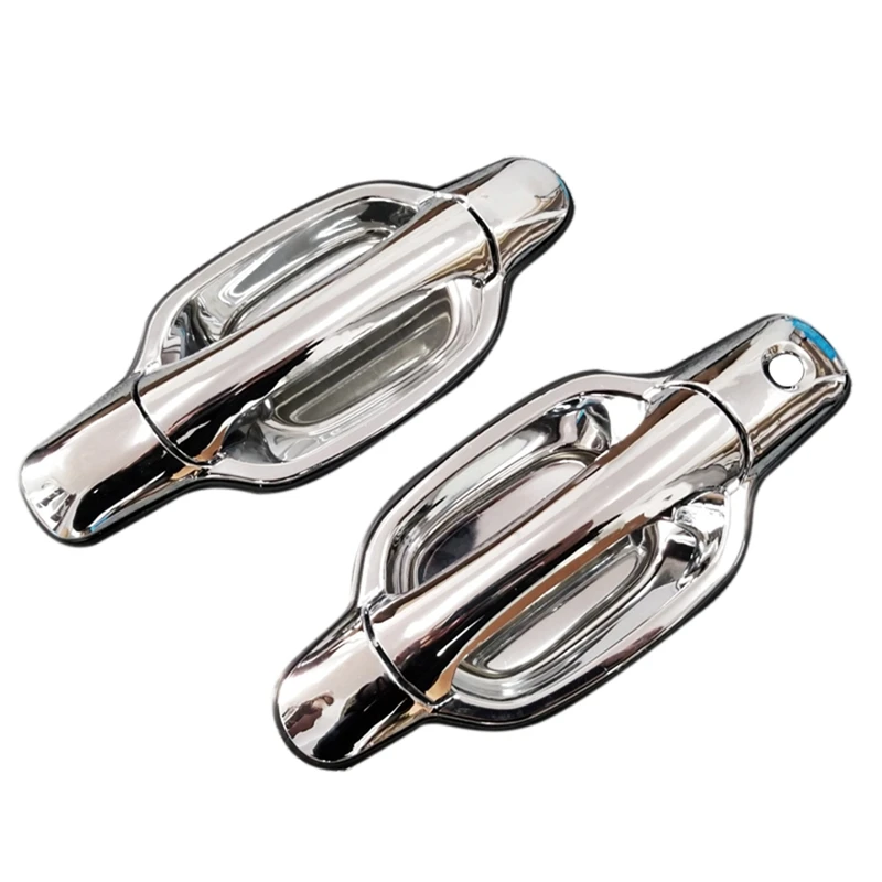 2Pcs Car Front Driver Passenger Exterior Chrome Door Handles For Great Wall Wingle 3 Wingle 5 Great Wall Pickup