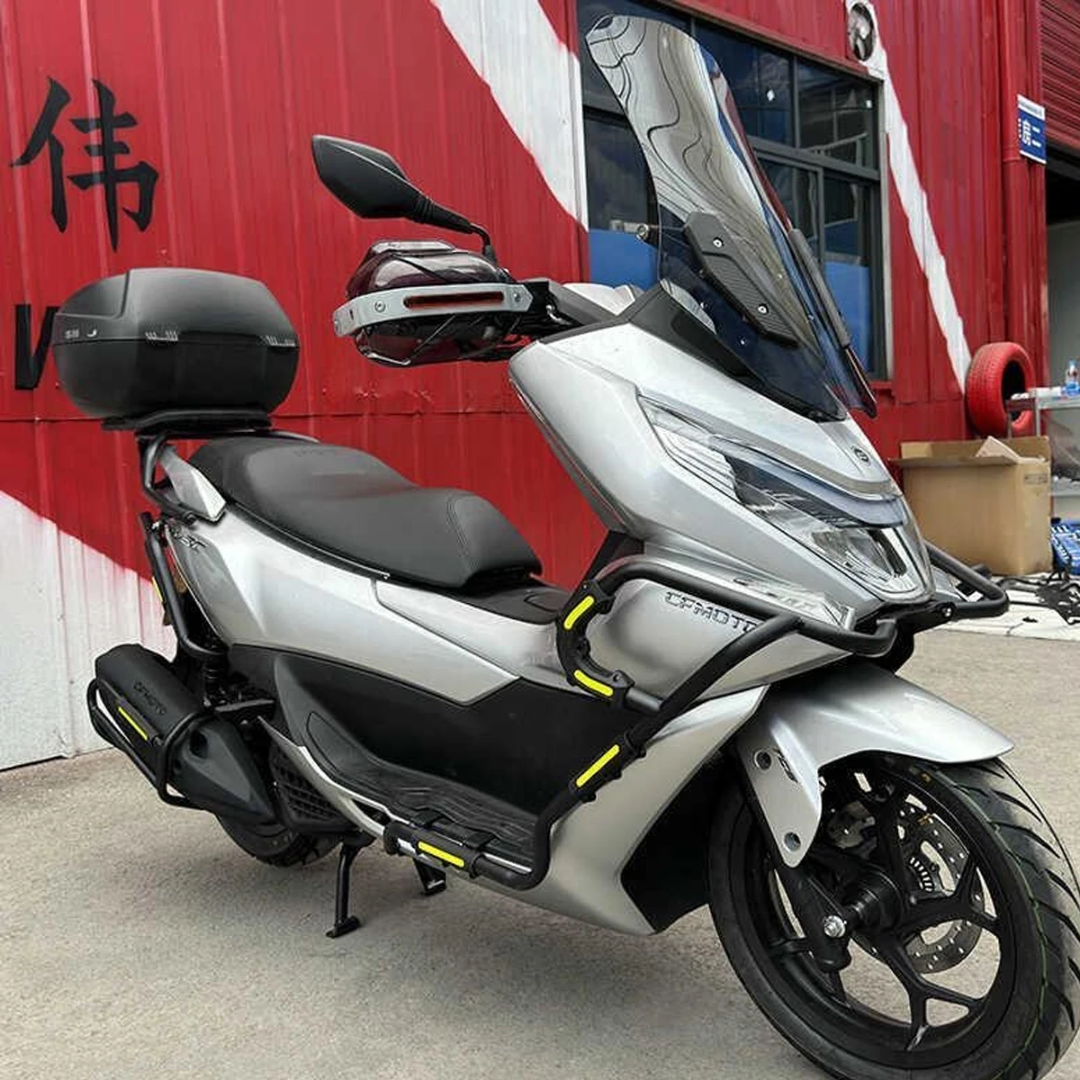 Fit For CFMOTO 150SC SC-150 150-SC CF150T-31 High-quality rear shelf trunk bracket tail fin luggage rack motorcycle accessories