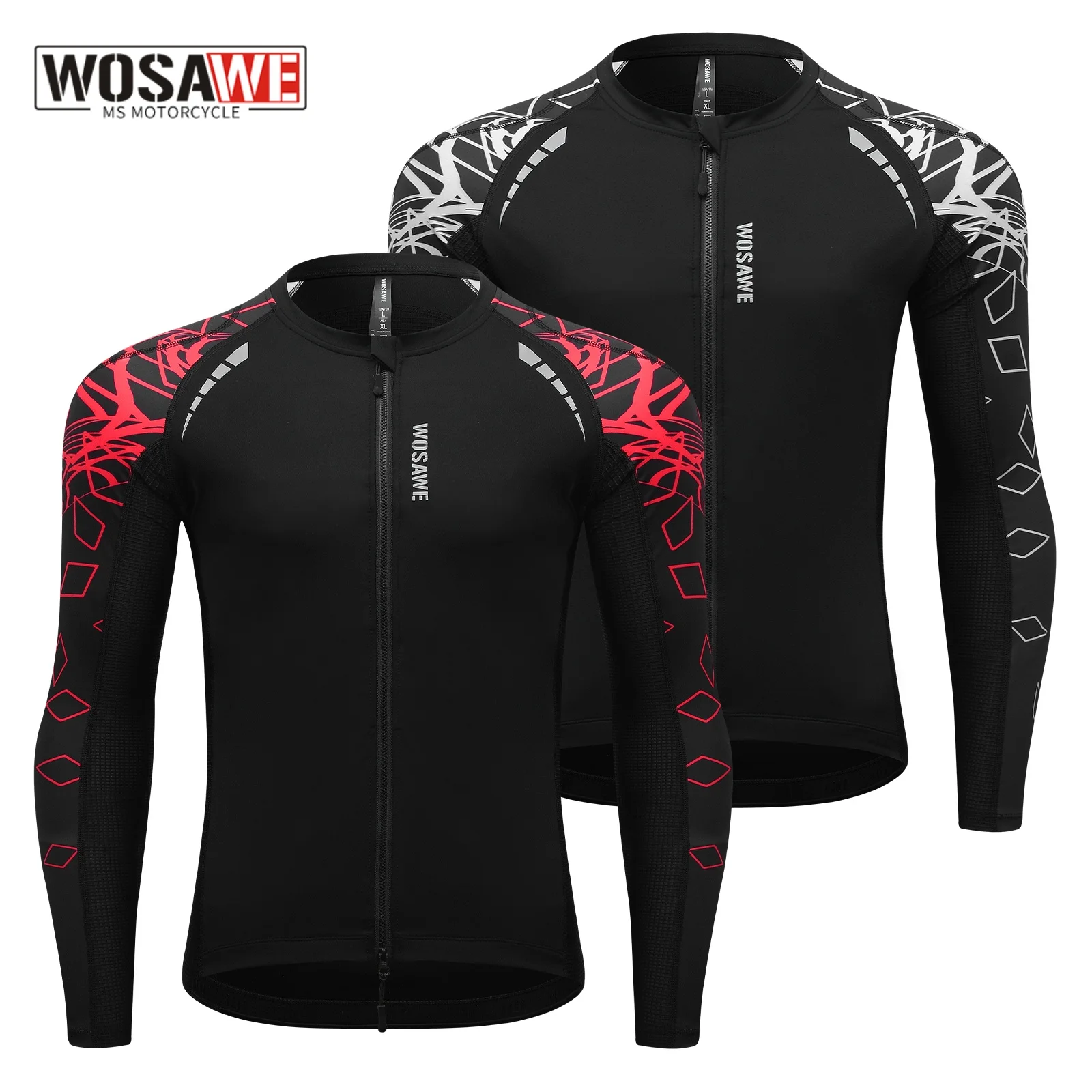 

Летняя мотоциклетная куртка WOSAWE для мужчин, дышащая, сетчатая, легкая, быстросохнущая, для мотоциклов и MTB