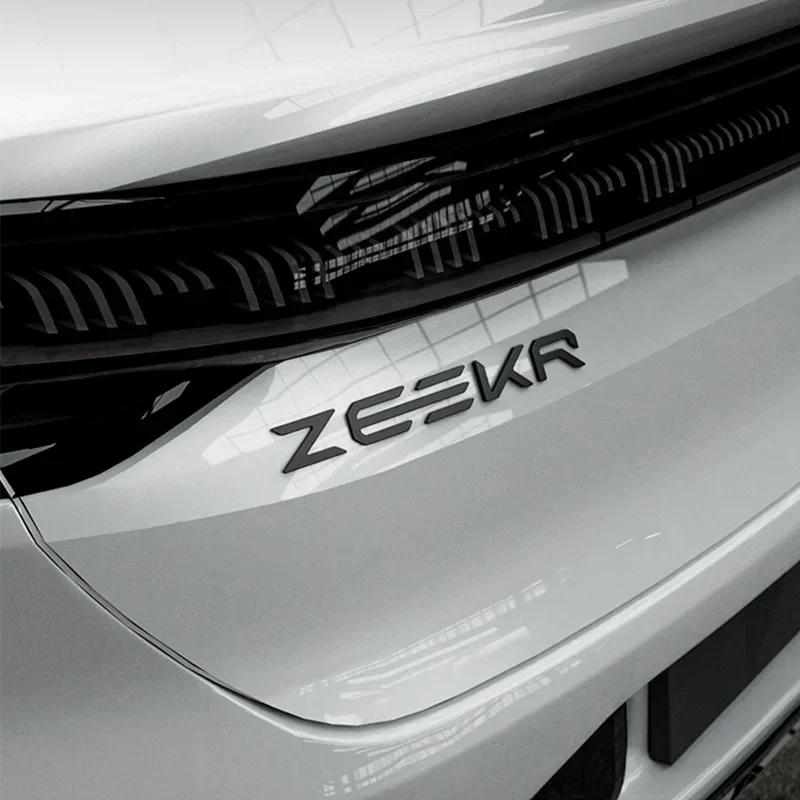 For Zeekr 001 2021-2024 Accessories Look Trim Car Front Machine Panel Logo Car Tail Badge Cover Decor Sticker Frame Garnish