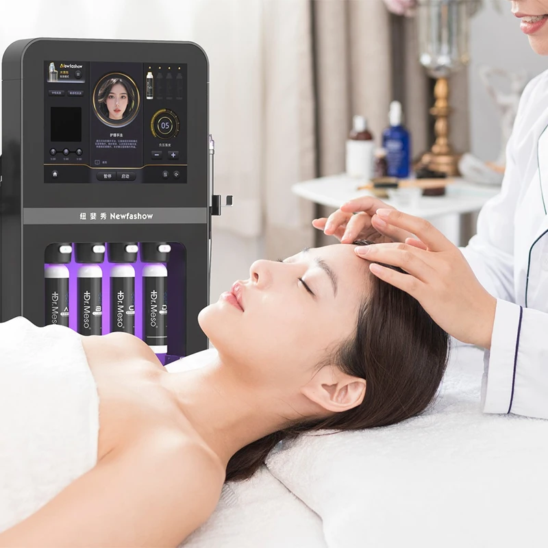 NewFace Top Hydrodermabrasion Machine HydroFacial Deep Cleansing Exfoliator Blackhead Removal กระชับผิวอุปกรณ์สปาความงาม