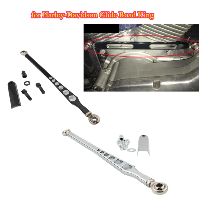 Motorcycle modification for Harley-Davidson Glide Road King shift lever connecting bracket gearbox coupling