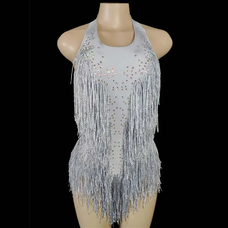 

16 Colors Shining Rhinestone Sexy Bodysuit Party Birthday Costume DJ Singer Dancer Performance Bar Nightclub Stage Wear