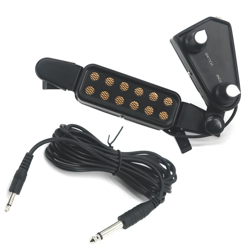 

1 PCS Acoustic Acoustic Guitar Sound Hole Pickup Adjustable Volume Tone Without Opening Holes
