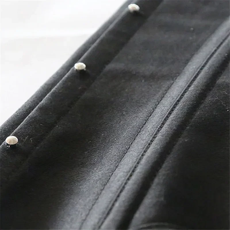 女性用の長いアンダーバストコルセット,骨なしのボディシェイパー,スパイラルスチールコルセット,セクシーなトップ,ウエストコントロール,ブラックサテン,ラージサイズ