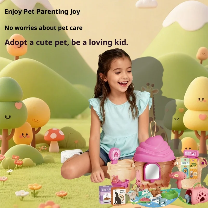 Zastawa stołowa dla dzieci, kubki do soków, zestawy deserowe do grillowania, narzędzia do makijażu, zabawa w dom, zabawki edukacyjne DIY