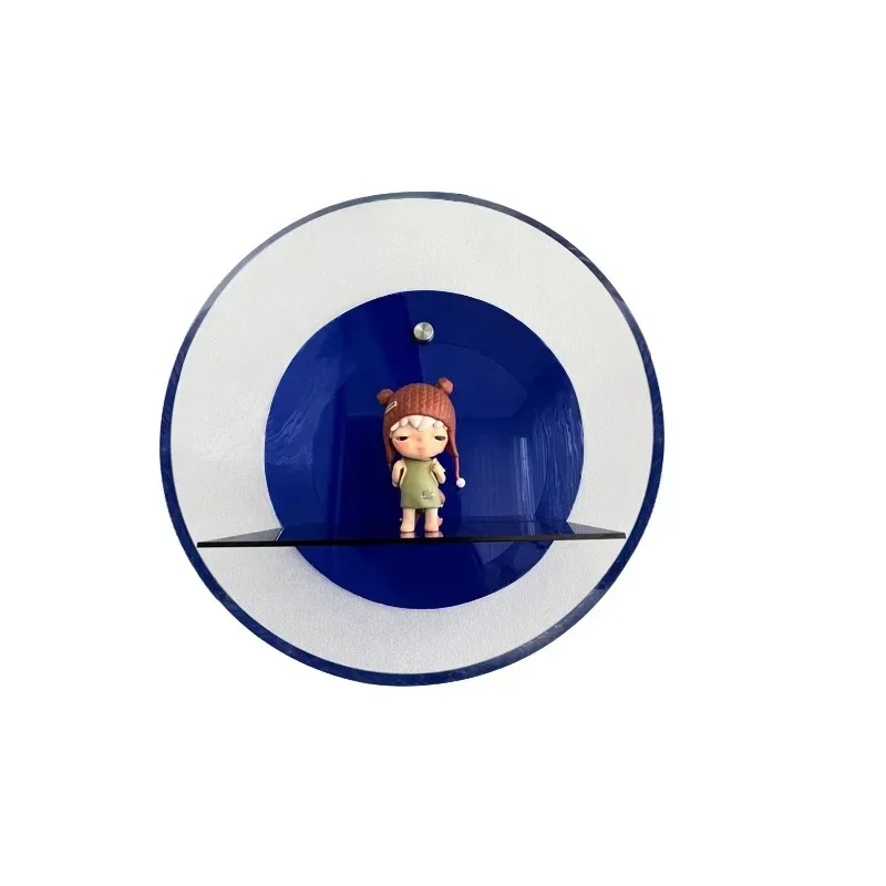 Blind box storage box round wall-mounted transparent acrylic display box