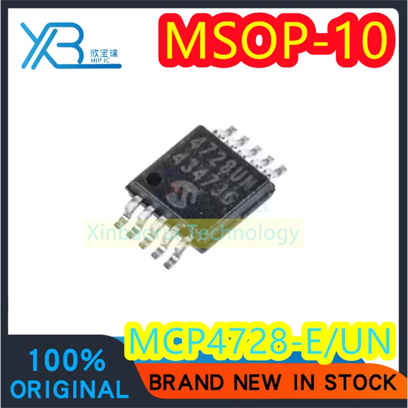 

(5/20pieces) MCP4728-E/UN MCP4728 4728UN SMD MSOP-10 analog-to-digital converter chip ic brand new original electronics spot