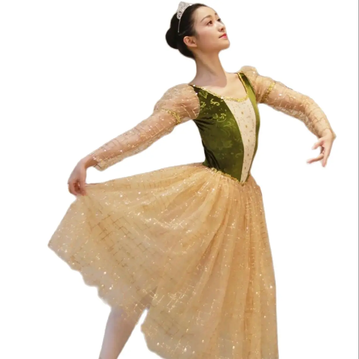 dance-favourite-ballet-tutus-18036-new-ballet-costumes-long-gold-sleeve-romantic-ballet-tutu-stage-performance-tutu