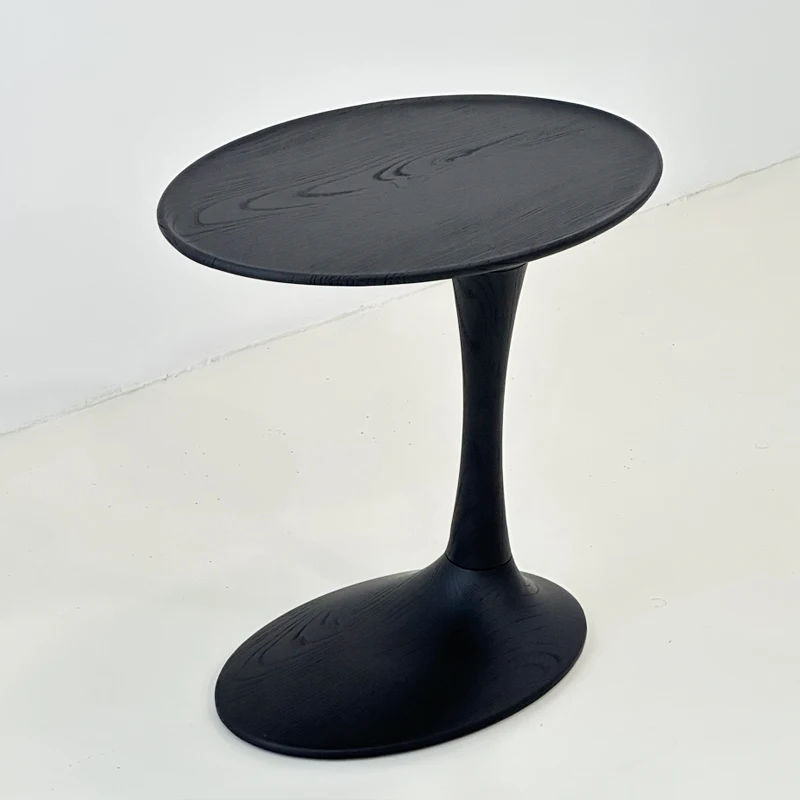 Modern Minimalism Corner Table Oval Personality Can Move Light Luxury Household Small Apartment Mini Side Table