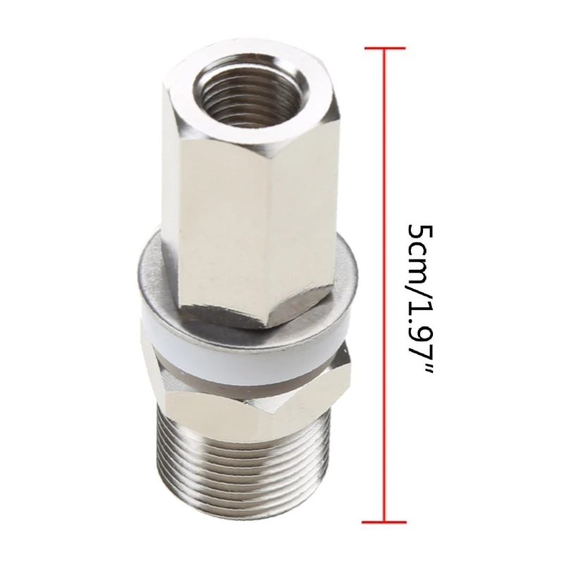 Heavy Duty CB Antenna Stud Mount Adapter Copper with SO-239 Connector for Mounting 3/8 x 24 Threads CB HAM Radio Antenna