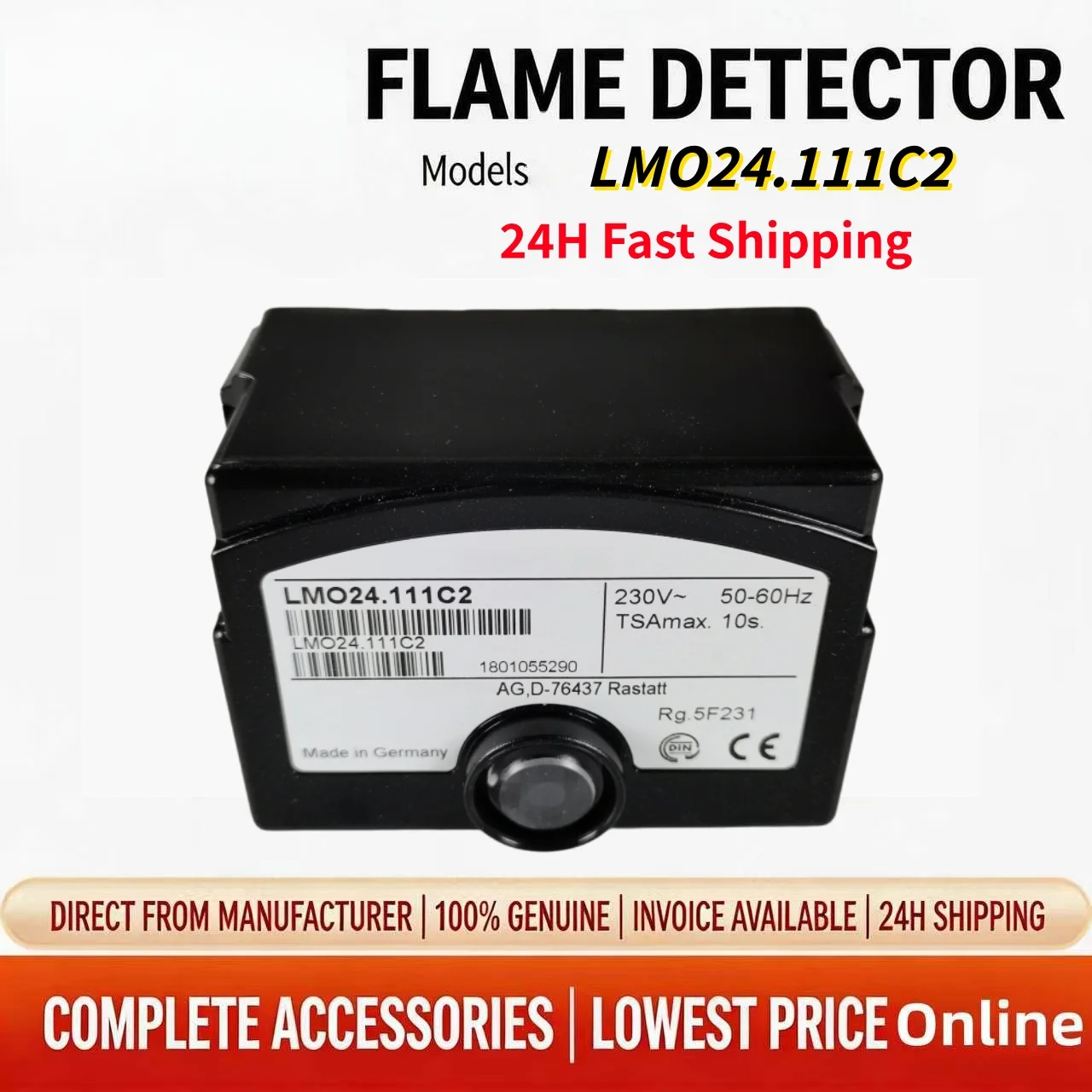 Universal Oil Burner Control Panel Box LMO14.111C2 LMO14.113C2 LMO24.111C2 LMO44.255C2 Replacement Parts, 24h Fast Shipping
