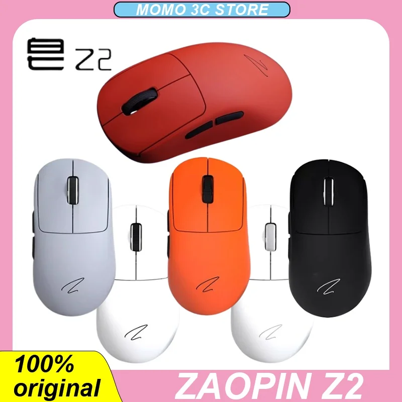 

Zaopin Z2 Wireless Mouse Tri-mode Bluetooth 4K/1K Receiver Mouses PAW3395 Sensor Nordic 52840 Hot Swap Ergonomics E-sports Game