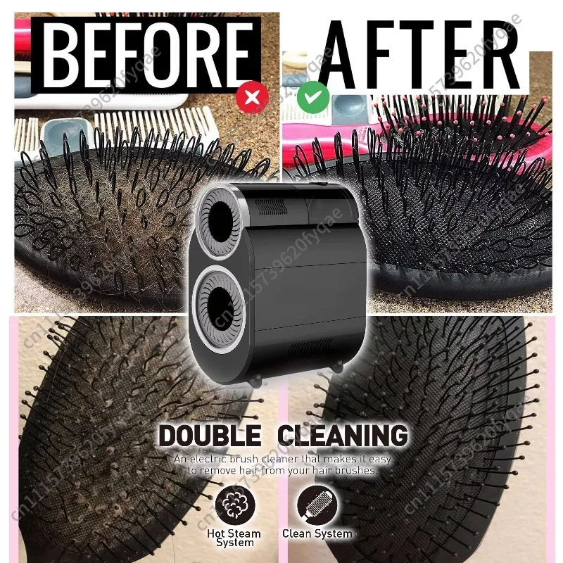 Automatic Comb Washing Brush Cleaning Machine Quick Professional Cleaning Portable Dryer Dust Collector