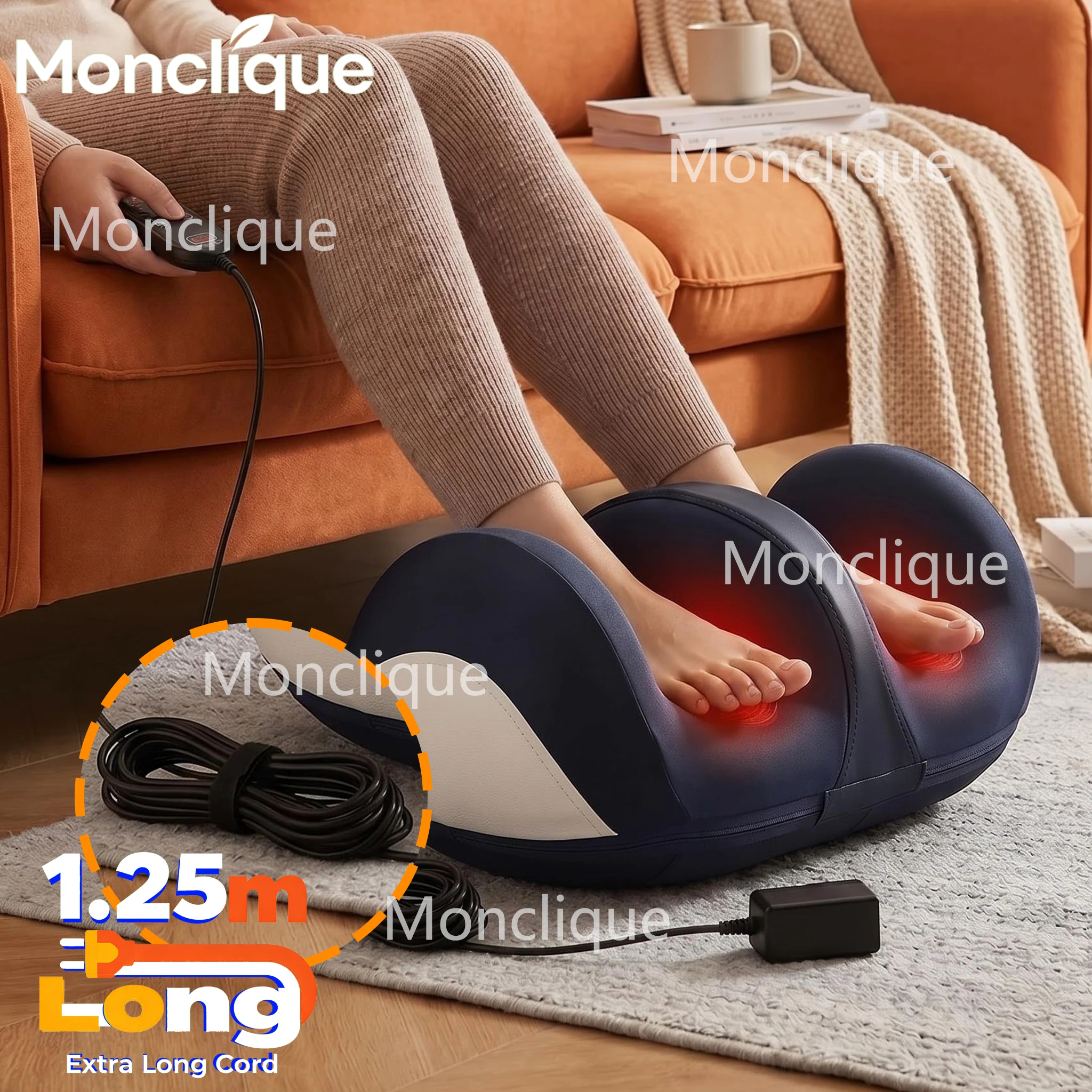 Reflexology Foot Roller - Новый большой электрический массажер для ног