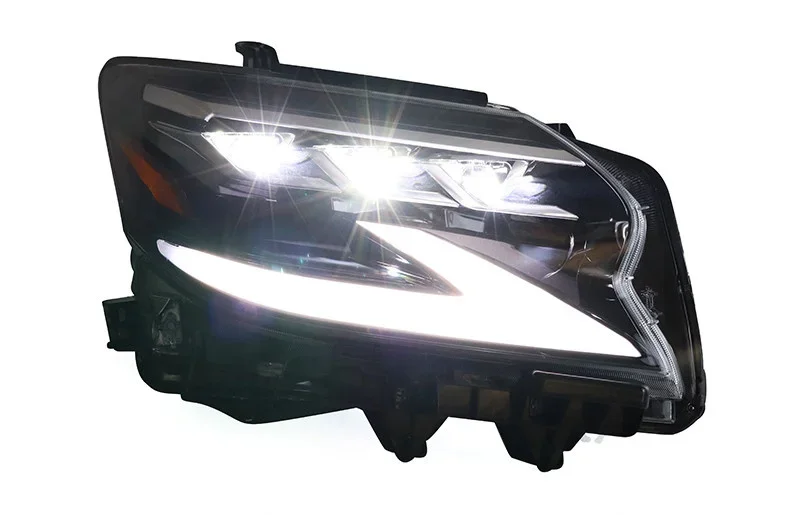 Car LED Headlight for Lexus GX400 GX460 2014-19 DRL Daytime Running Light with Yellow Turn Signals