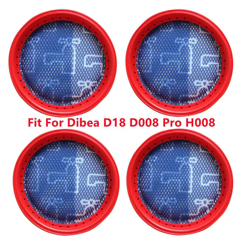 Filtro antipolvere Hepa filtro particelle di grandi dimensioni per Dibea D18 D008Pro H008 aspirapolvere portatile accessori di ricambio