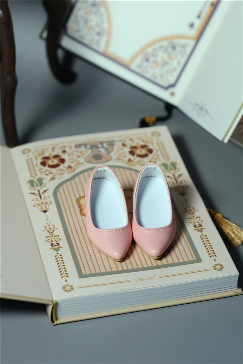 

Кукольные туфли BJD на высоком каблуке 1/4 для девочек, белые, матовые, милые кожаные, розовые, черные, коричневые, простые, элегантные, повседневные подарки, игрушки, аксессуары для кукол