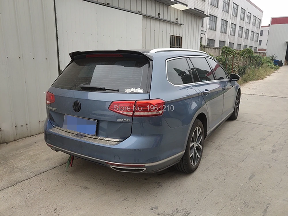 Car Styling ABS Plastic Material Rear Spoiler Wing Trunk Lip Cover For Volkswagen VW Passat B8 Variant 2016 2017 2018 2019