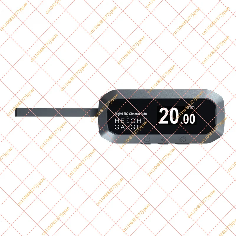 SkyRC Digital Ride Height Gauge 2-38mm, 180° Rotatable Display & Unit Switchable RC Car Setup Tool for 1/10, 1/8, 1/12