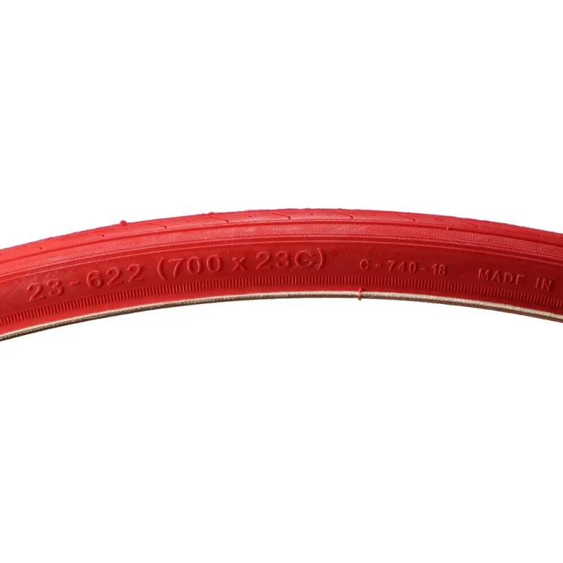 CST Road Bike Tire 700x23C Ultra Light Tire Dead Flying Tire Bicycle Accessories Red Color 23-622