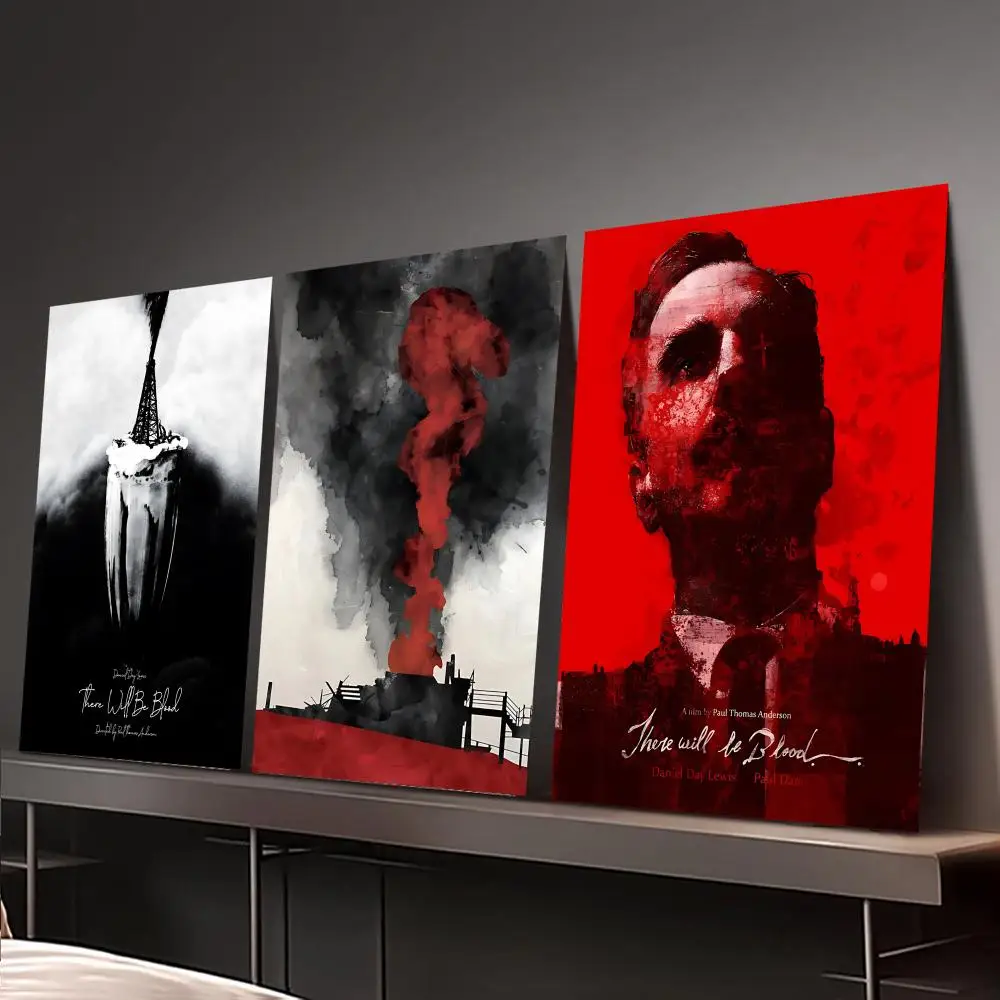 There Will Be B-Blood Poster Home decor HD sticky wall waterproof home living room bedroom bar decoration