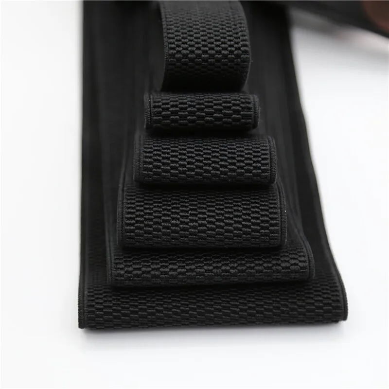 High quality black waist elastic band / elastic belt 2-10cm / sewing clothing accessories / elastic band / rubber band