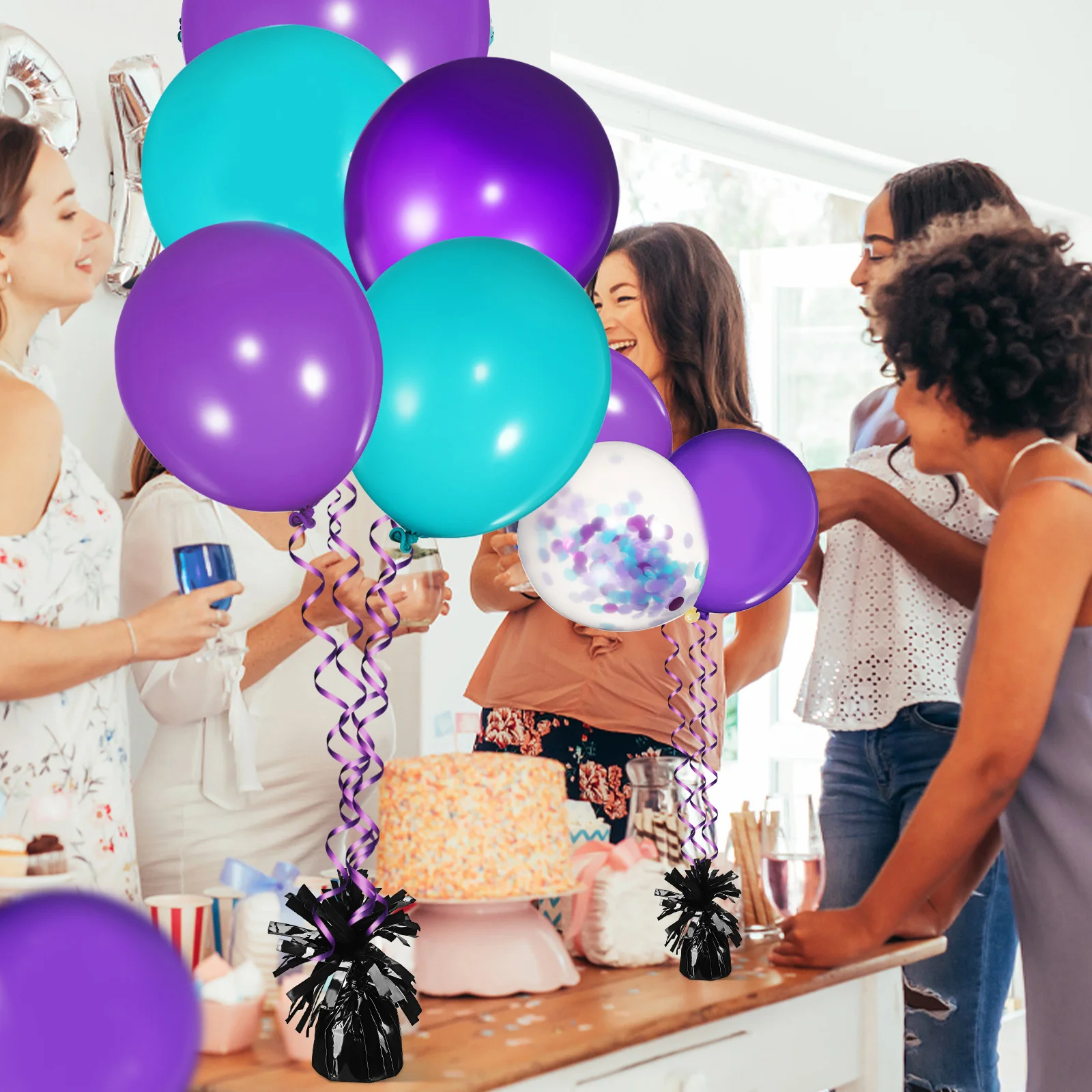 

8pcs Balloon Pendant Weights for Wedding Party Birthday Holiday Heavy Duty Balloon Arch Holders Gravity Block Decor Accessories