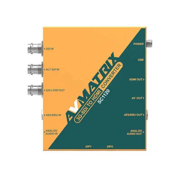 Avmatrix SC1120 Multi-Functional HD SDI to HDMI or AV Signal Converter