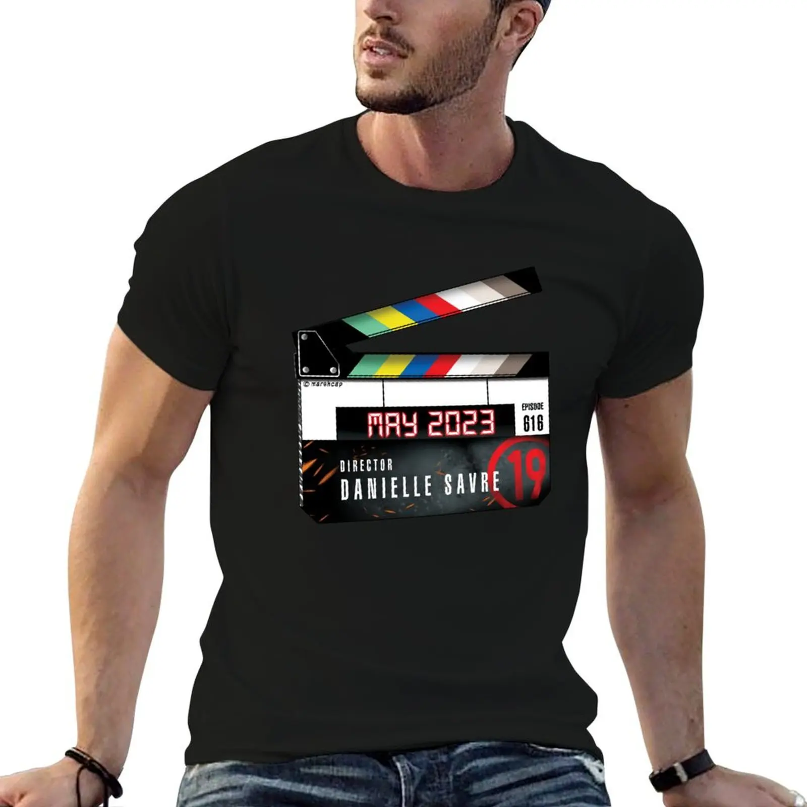 Director Savre Clapperboard T-Shirt Casual Daily Outfit T-Shirt